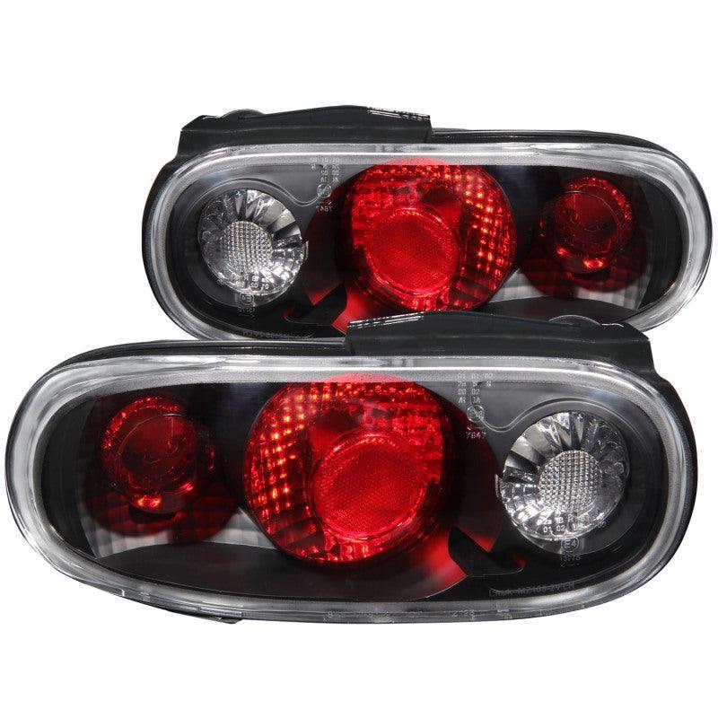 ANZO 1990-1997 Mazda Miata Taillights Black - SMINKpower Performance Parts ANZ221077 ANZO