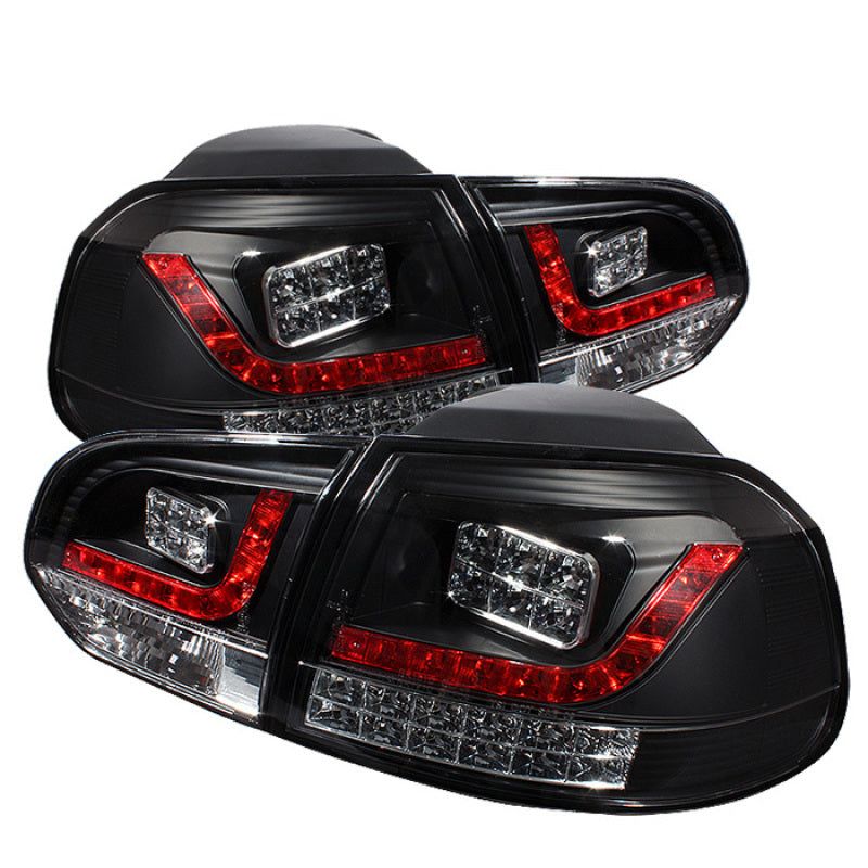 Spyder Volkswagen Golf/GTI 10-13 LED Tail Lights Black ALT-YD-VG10-LED-BK-Tail Lights-SPYDER-SPY5008176-SMINKpower Performance Parts