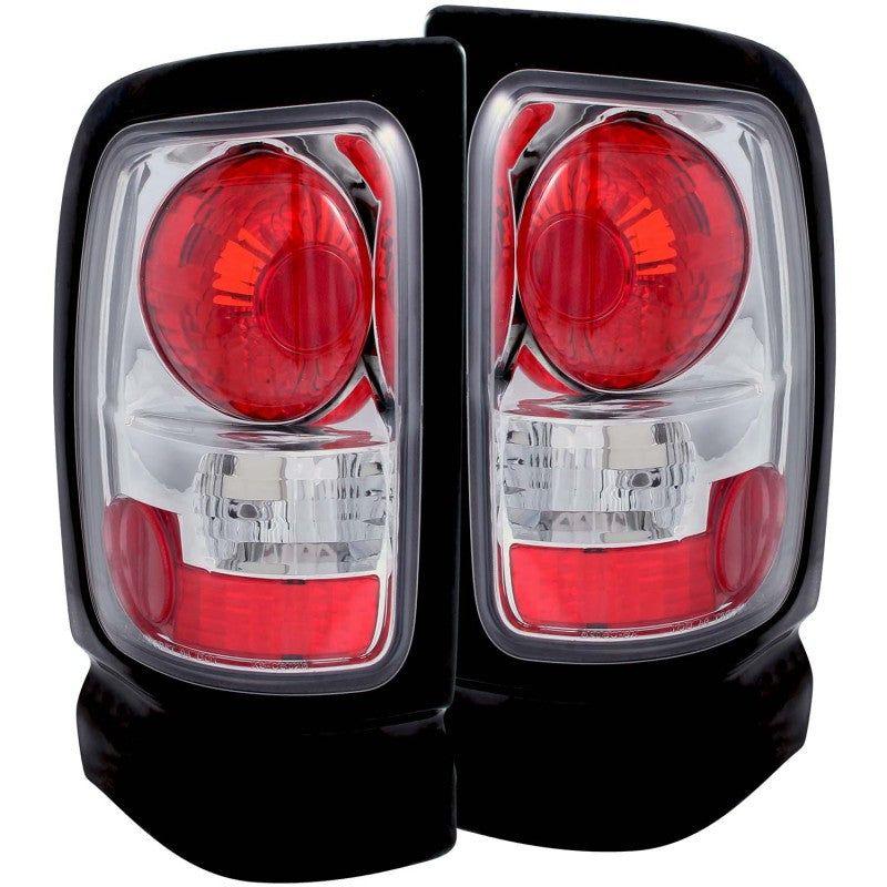 ANZO 1994-2001 Dodge Ram Taillights Chrome-Tail Lights-ANZO-ANZ211046-SMINKpower Performance Parts