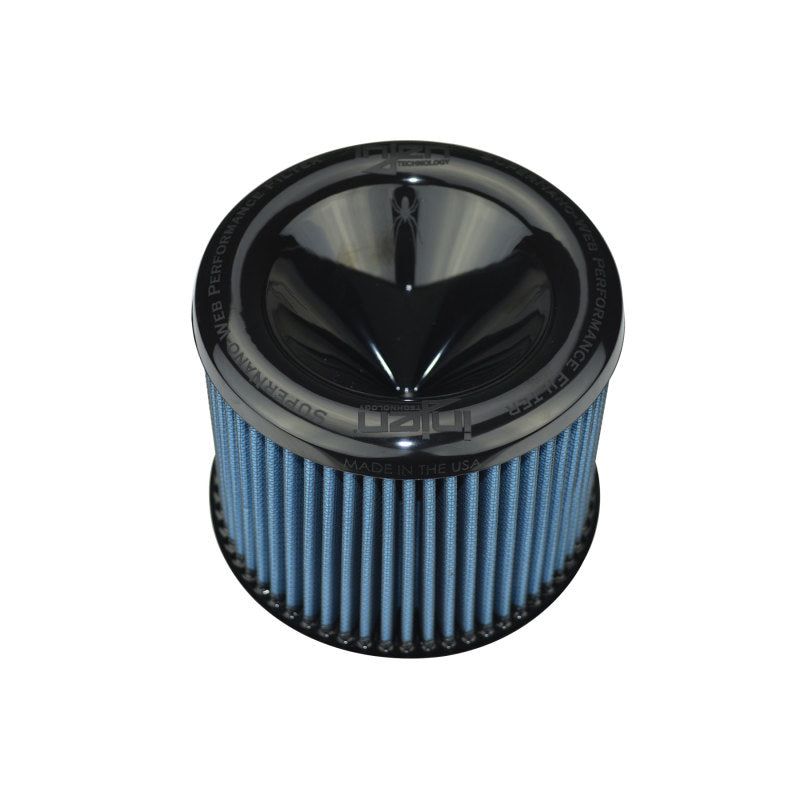 Injen AMSOIL Ea Nanofiber Dry Air Filter - 2.75 Filter 6 Base / 5 Tall / 5 Top-Air Filters - Drop In-Injen-INJX-1013-BB-SMINKpower Performance Parts