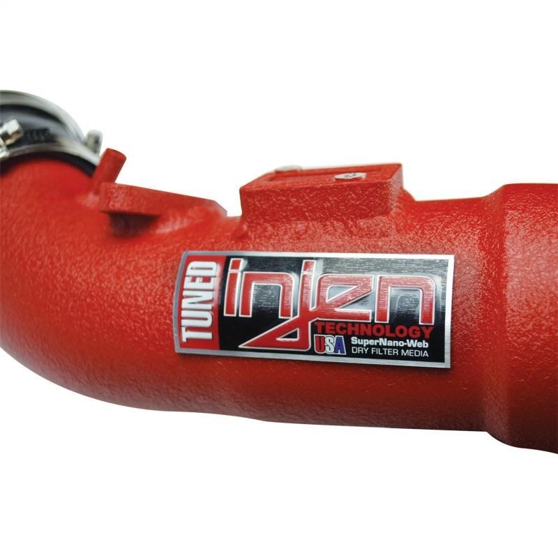 Injen 17-19 Honda Civic Type R 2.0T Wrinkle Red Short Ram Air Intake - SMINKpower Performance Parts INJSP1583WR Injen