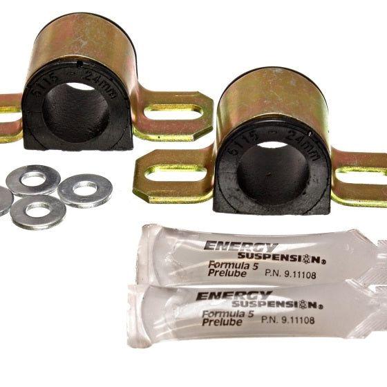 Energy Suspension 86-91 Mazda RX7 Black 24mm Front Sway Bar Bushings-Bushing Kits-Energy Suspension-ENG11.5104G-SMINKpower Performance Parts