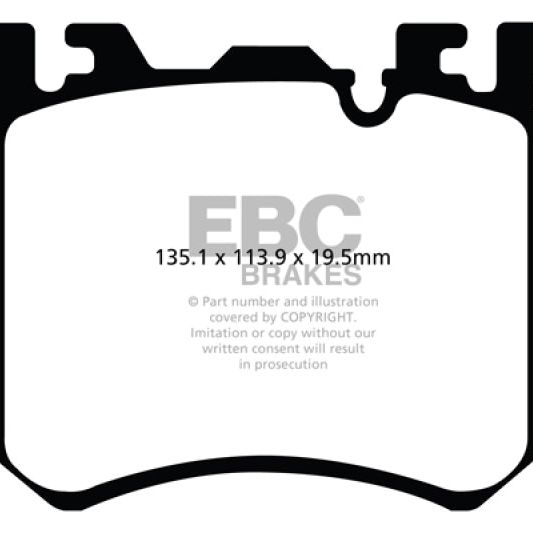 EBC 10-13 BMW X5M 4.4 Twin Turbo Redstuff Front Brake Pads-Brake Pads - Performance-EBC-EBCDP32091C-SMINKpower Performance Parts