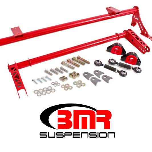 BMR 05-14 S197 Mustang Rear Bolt-On Hollow 35mm Xtreme Anti-Roll Bar Kit (Polyurethane) - Red - SMINKpower Performance Parts BMRXSB005R BMR Suspension