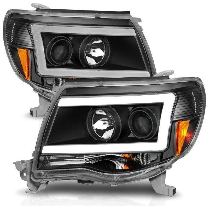 ANZO 05-09 Toyota Tacoma Projector Light Bar Style Headlights w/ C Light Bar - SMINKpower Performance Parts ANZ111517 ANZO