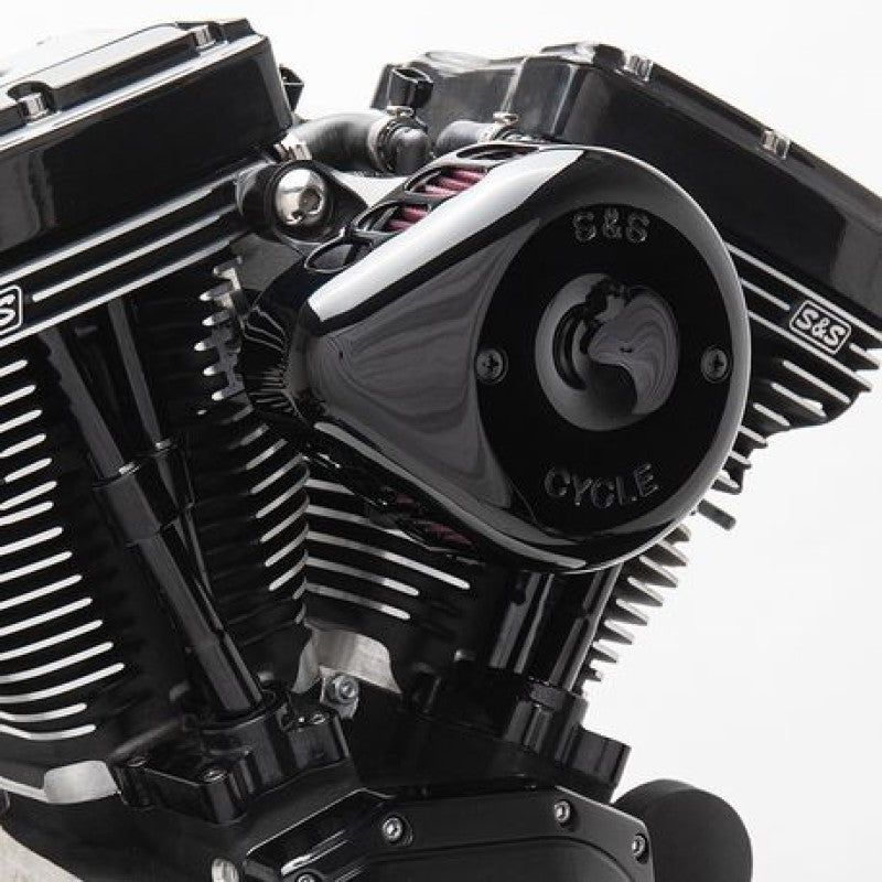 S&S Cycle 01-15 Fuel-Injected Softail Models Stealth Air Cleaner Kit-Air Intake Components-S&S Cycle-SSC170-0442-SMINKpower Performance Parts