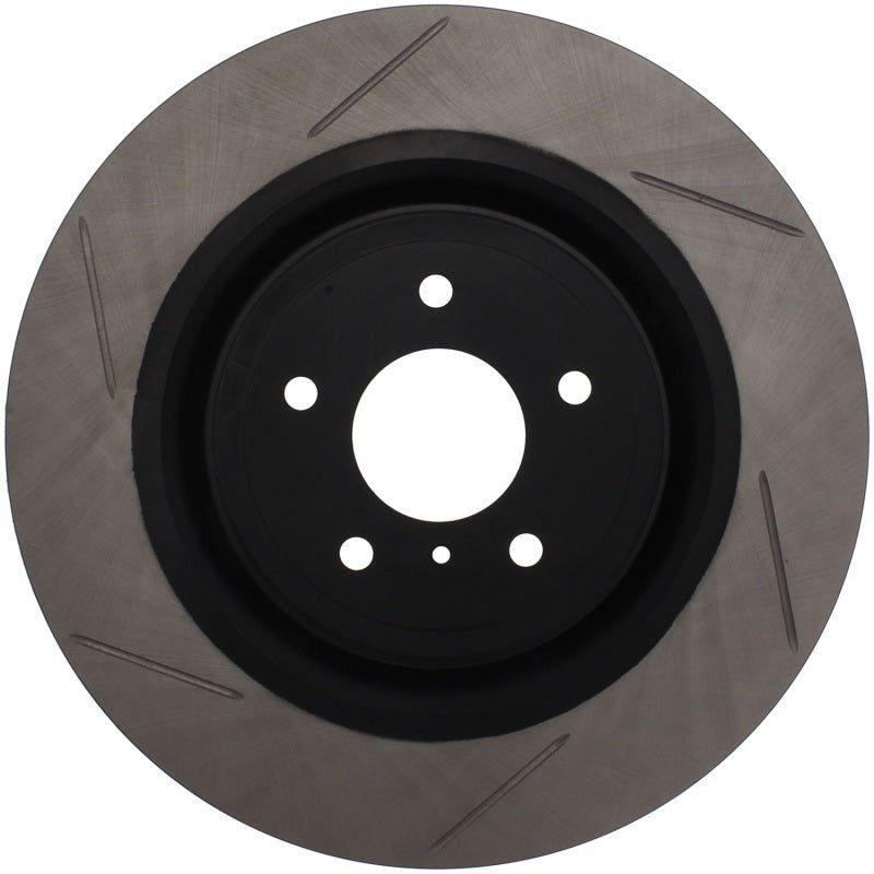 StopTech Power Slot Nissan 370z / Infiniti G37 SportStop Slotted Front Right Rotor-Brake Rotors - Slotted-Stoptech-STO126.42100SR-SMINKpower Performance Parts