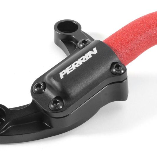 Perrin 2022 Subaru WRX Strut Brace w/ Billet Feet - Red - SMINKpower Performance Parts PERPSP-SUS-061RD Perrin Performance