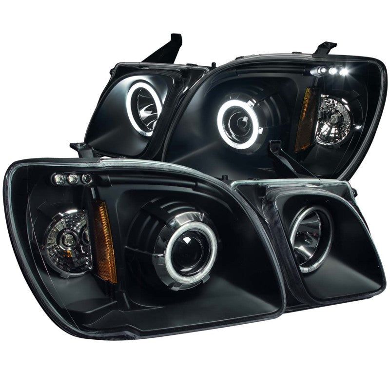 ANZO 1998-2007 Lexus Lx470 Projector Headlights w/ Halo Black (CCFL)-Headlights-ANZO-ANZ111170-SMINKpower Performance Parts