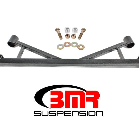 BMR 15-17 S550 Mustang Front 4-Point Subframe Chassis Brace - Black Hammertone-Chassis Bracing-BMR Suspension-BMRCB006H-SMINKpower Performance Parts