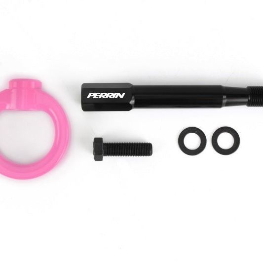 Perrin 18-21 WRX/STI / 13-20 BRZ / 17-20 Toyota 86 Front Tow Hook Kit - Hyper Pink - SMINKpower Performance Parts PERPSP-BDY-235HP Perrin Performance