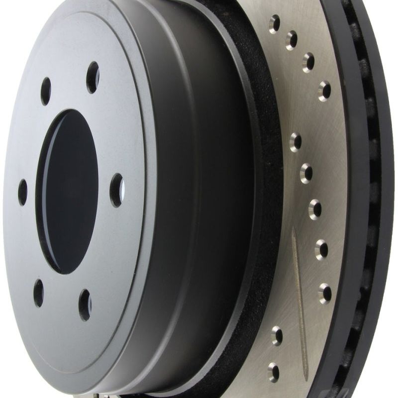 StopTech Slotted & Drilled Sport Brake Rotor-Brake Rotors - Slot & Drilled-Stoptech-STO127.65135R-SMINKpower Performance Parts