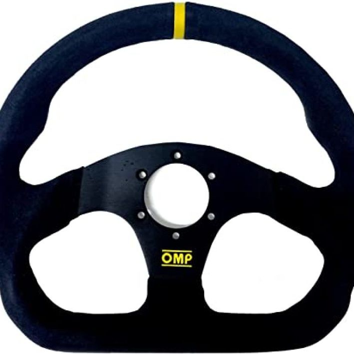 OMP Superquadro Steering Wheel - Small Spokes - Suede (Black) - SMINKpower Performance Parts OMPOD0-1990-071 OMP