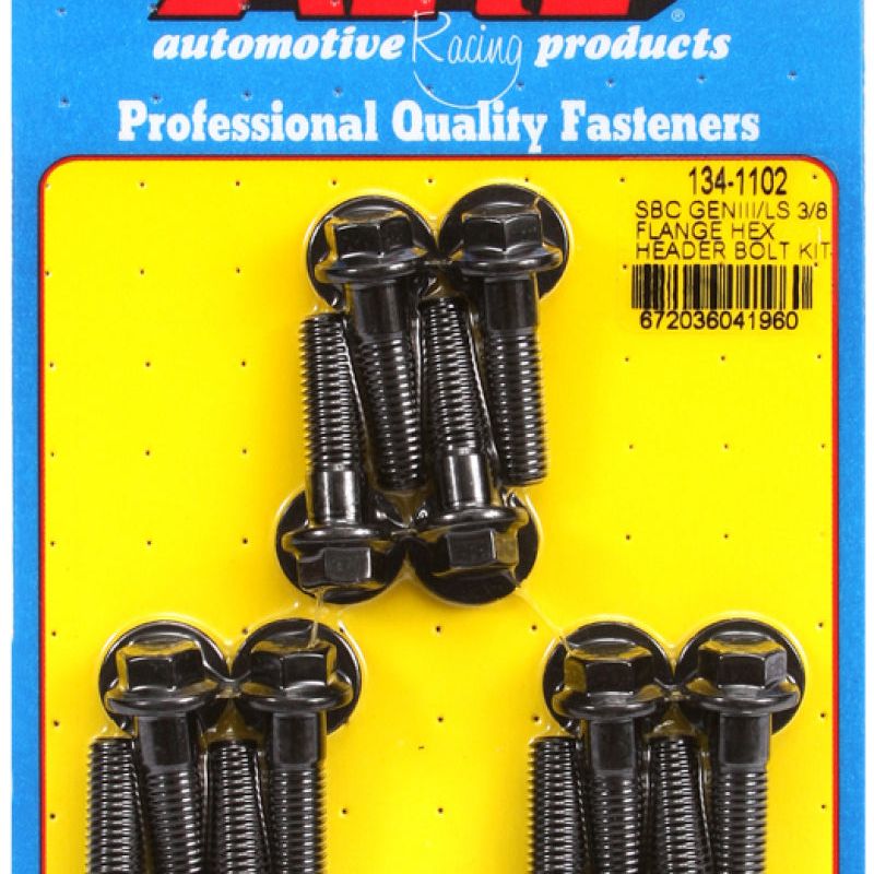 ARP Chevy LS 3/8in Flange Hex Header Bolt Kit - SMINKpower Performance Parts ARP134-1102 ARP