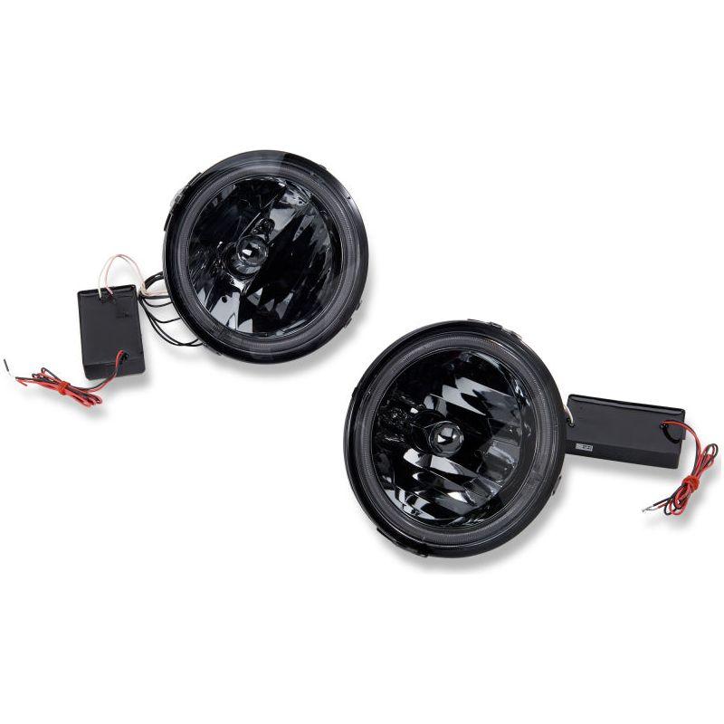 Raxiom 05-12 Ford Mustang GT LED Halo Fog Lights (Smoked) - SMINKpower Performance Parts RAX49134 Raxiom