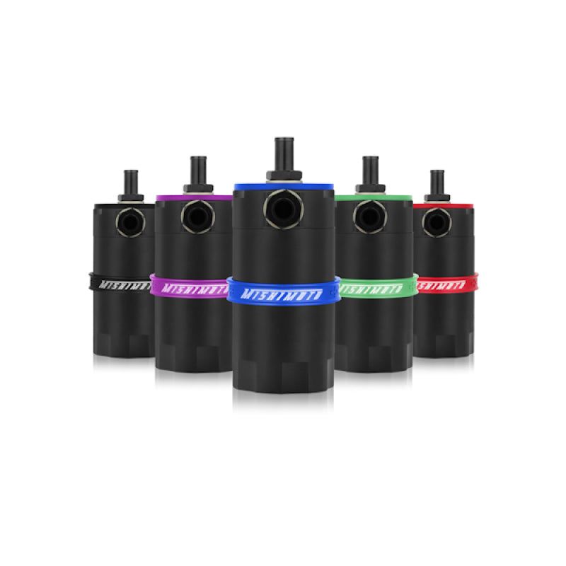 Mishimoto Universal Baffled Oil Catch Can - Black-Oil Catch Cans-Mishimoto-MISMMBCC-UNI-BK-SMINKpower Performance Parts