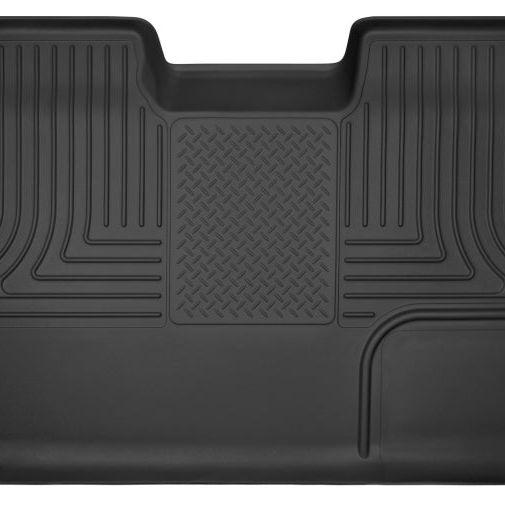 Husky Liners 09-14 Ford F-150 SuperCrew Cab X-Act Contour Second Row Seat Floor Liner - Black-Floor Mats - Rubber-Husky Liners-HSL53391-SMINKpower Performance Parts