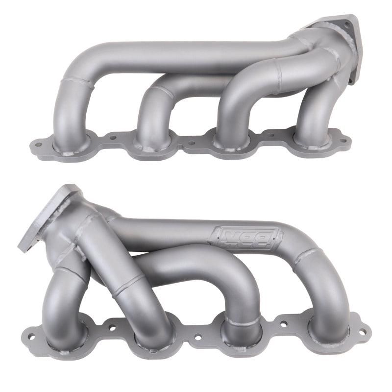 BBK 14-18 GM Truck 5.3/6.2 1 3/4in Shorty Tuned Length Headers - Titanium Ceramic - SMINKpower Performance Parts BBK4047 BBK