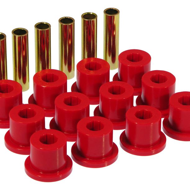 Prothane 67-87 GM Rear Spring & Shackle Bushings (w/ 1.5in Bushings) - Red - SMINKpower Performance Parts PRO7-1001 Prothane
