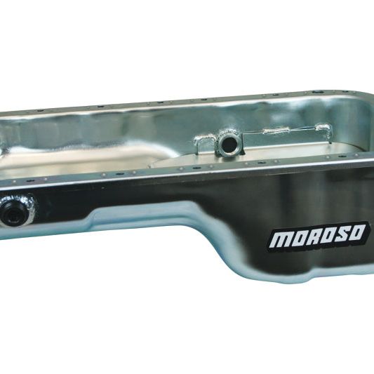 Moroso Honda 2.2/2.3L H Series Stock (w/Oil Drainbacks) Wet Sump 4qt 5.25in Steel Oil Pan - SMINKpower Performance Parts MOR20916 Moroso