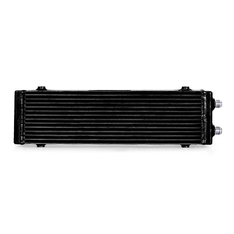 Mishimoto Universal Large Bar and Plate Dual Pass Black Oil Cooler-Oil Coolers-Mishimoto-MISMMOC-DP-LBK-SMINKpower Performance Parts