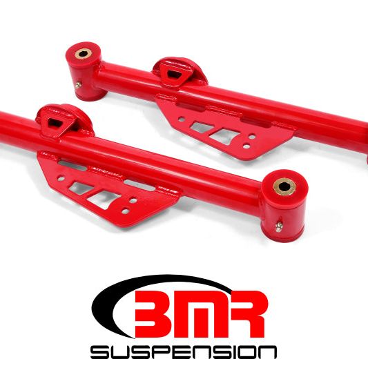 BMR 79-98 Fox Mustang Non-Adj. Lower Control Arms (Polyurethane) - Red - SMINKpower Performance Parts BMRTCA014R BMR Suspension