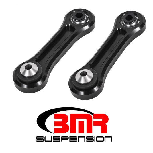 BMR 15-17 S550 Mustang Rear Lower Control Arms Vertical Link (Delrin/Bearing) - Black-Suspension Arms & Components-BMR Suspension-BMRTCA046-SMINKpower Performance Parts