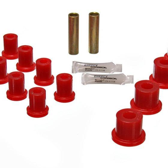 Energy Suspension Jeep Spring Bushing Set - Red-Bushing Kits-Energy Suspension-ENG2.2116R-SMINKpower Performance Parts