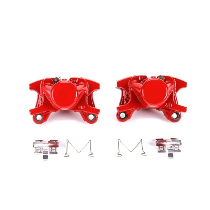 Power Stop 01-05 Lexus IS300 Rear Red Calipers w/o Brackets - Pair - SMINKpower Performance Parts PSBS2838 PowerStop