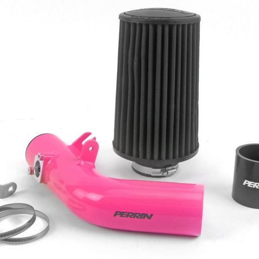 Perrin 08-14 WRX / 08-15 STI Cold Air Intake - Hyper Pink - SMINKpower Performance Parts PERPSP-INT-322HP Perrin Performance