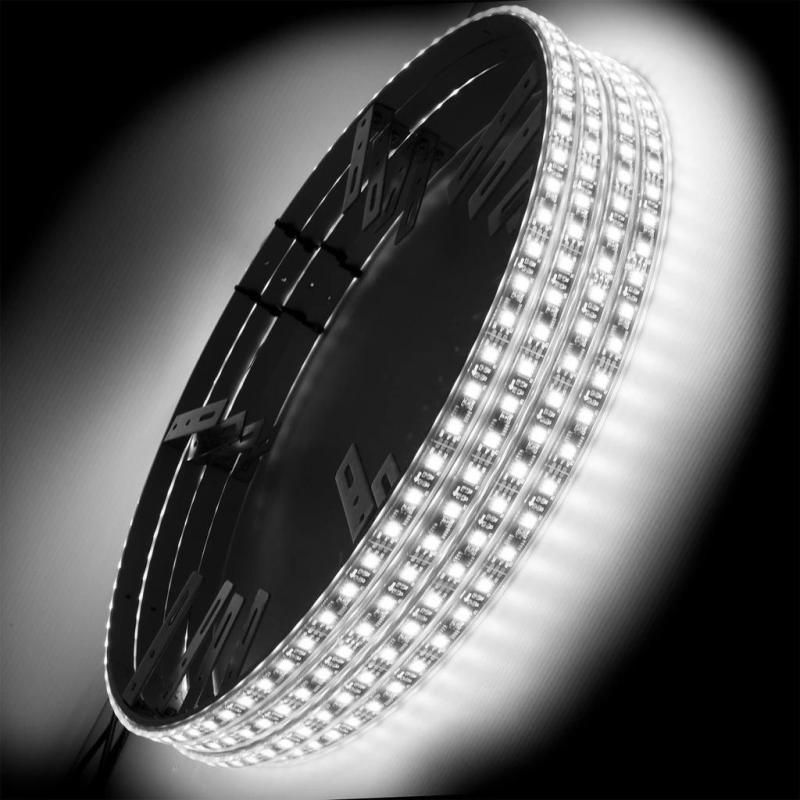 Oracle LED Illuminated Wheel Rings - Double LED - White - SMINKpower Performance Parts ORL4228-001 ORACLE Lighting