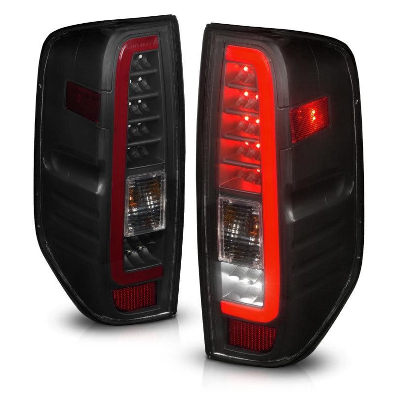 ANZO 2005-2021 Nissan Frontier LED Taillights Black Housing/Smoke Lens - SMINKpower Performance Parts ANZ311444 ANZO