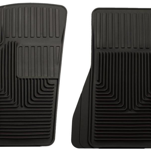 Husky Liners 07-11 Jeep Wrangler (Base/Unlimited)/02-07 Liberty Heavy Duty Black Front Floor Mats-Floor Mats - Rubber-Husky Liners-HSL51081-SMINKpower Performance Parts