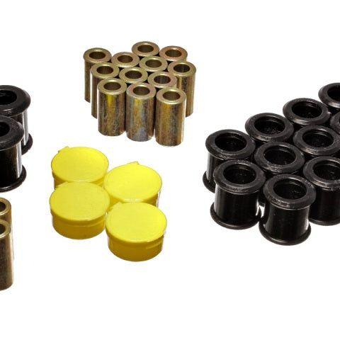 Energy Suspension 89-94 Nissan 240SX (S13) Black Rear Control Arm Bushing Set-Bushing Kits-Energy Suspension-ENG7.3115G-SMINKpower Performance Parts