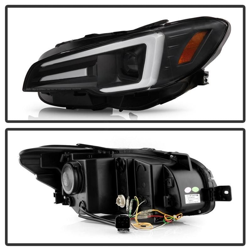 Spyder Subaru Impreza WRX 15-20 Halogen Model Projector Headlights - Black PRO-YD-SWRX15SI-SBSEQ-BK - SMINKpower Performance Parts SPY5088086 SPYDER