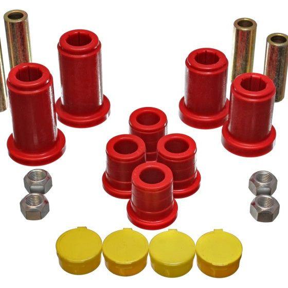 Energy Suspension 98-99 Tahoe/Yukon/Denali / 98-95 K5 Blazer 4WD Red Front End C/A Bushing Set-Bushing Kits-Energy Suspension-ENG3.3180R-SMINKpower Performance Parts