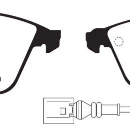 EBC 08-11 Volkswagen CC 3.6 Redstuff Front Brake Pads-Brake Pads - Performance-EBC-EBCDP31594C-SMINKpower Performance Parts