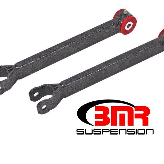 BMR 08-17 Challenger Non-Adj. Lower Trailing Arms (Polyurethane) - Black Hammertone-Suspension Arms & Components-BMR Suspension-BMRLTA110H-SMINKpower Performance Parts