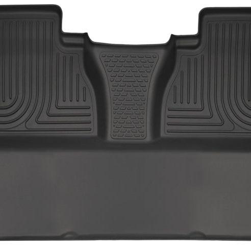 Husky Liners 14-15 Toyota Tundra CrewMax Cab Pickup Weatherbeater Black 2nd Seat Floor Liners-Floor Mats - Rubber-Husky Liners-HSL19581-SMINKpower Performance Parts