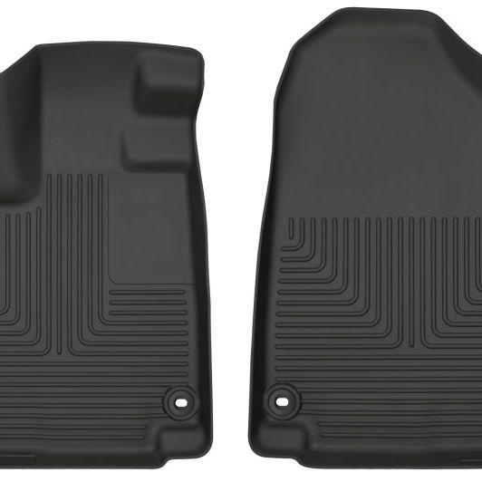 Husky Liners 18-23 Honda Odyssey WeatherBeater Black Front Floor Liners-Floor Mats - Rubber-Husky Liners-HSL18801-SMINKpower Performance Parts