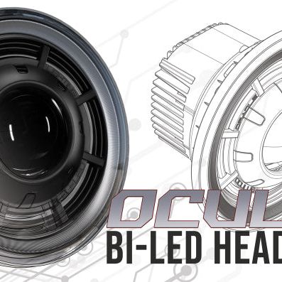 Oracle Oculus 7in Bi-LED Projector Headlights for Jeep Wrangler JK - 6000K - SMINKpower Performance Parts ORL5876-001 ORACLE Lighting