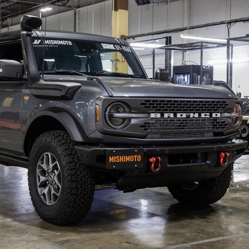 Mishimoto 2021+ Ford Bronco Modular Bumper License Plate Relocation - SMINKpower Performance Parts MISMMLP-BR-21M Mishimoto