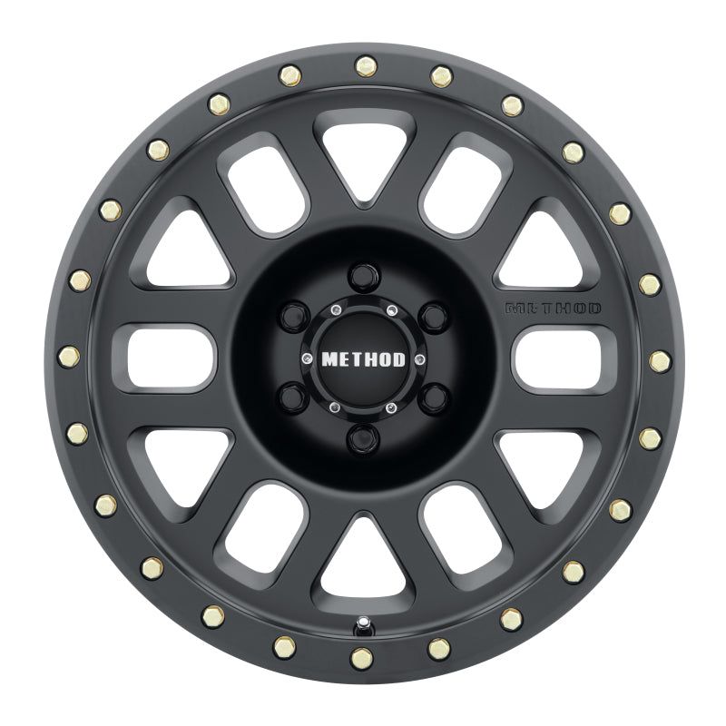 Method MR309 Grid 17x8.5 0mm Offset 6x5.5 108mm CB Matte Black Wheel-Wheels - Cast-Method Wheels-MRWMR30978560500-SMINKpower Performance Parts