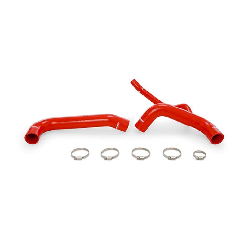 Mishimoto 2015+ Dodge Challenger / Charger SRT Hellcat Silicone Radiator Hose Kit - Red - SMINKpower Performance Parts MISMMHOSE-MOP62-15RD Mishimoto