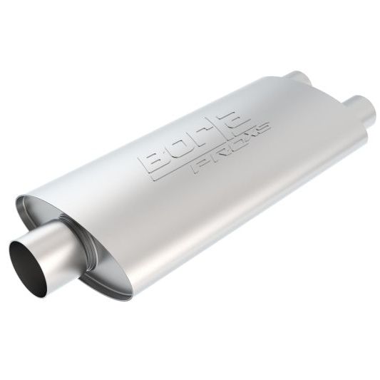 Borla 3in Inlet/Dual 2.25in Outlet Center/Dual Oval ProXS Muffler-Muffler-Borla-BOR40670-SMINKpower Performance Parts