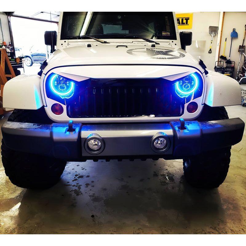 Oracle 7in High Powered LED Headlights - Black Bezel - Dynamic - Dynamic - SMINKpower Performance Parts ORL5769-332 ORACLE Lighting