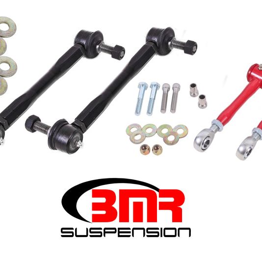 BMR 16-17 6th Gen Camaro Front and Rear Sway Bar End Link Kit - Red-Suspension Arms & Components-BMR Suspension-BMRELK015R-SMINKpower Performance Parts