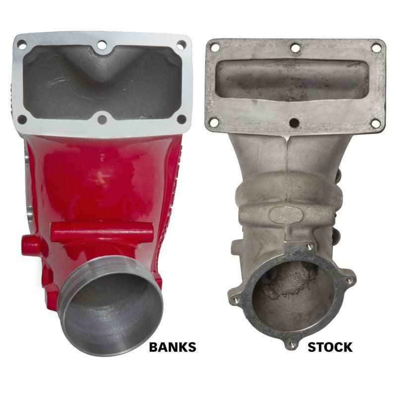 Banks Power 07.5-17 Ram 2500/3500 6.7L Diesel Monster-Ram Intake System w/Fuel Line 4.0in Red - SMINKpower Performance Parts GBE42790-PC Banks Power