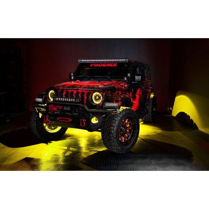 Oracle Jeep Wrangler JK/JL/JT High Performance W LED Fog Lights - ColorSHIFT w/o Controller - SMINKpower Performance Parts ORL5846-334 ORACLE Lighting