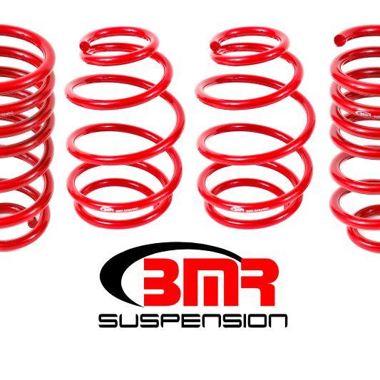 BMR 10-15 5th Gen Camaro V8 Lowering Spring Kit (Set Of 4) - Red-Lowering Springs-BMR Suspension-BMRSP022R-SMINKpower Performance Parts